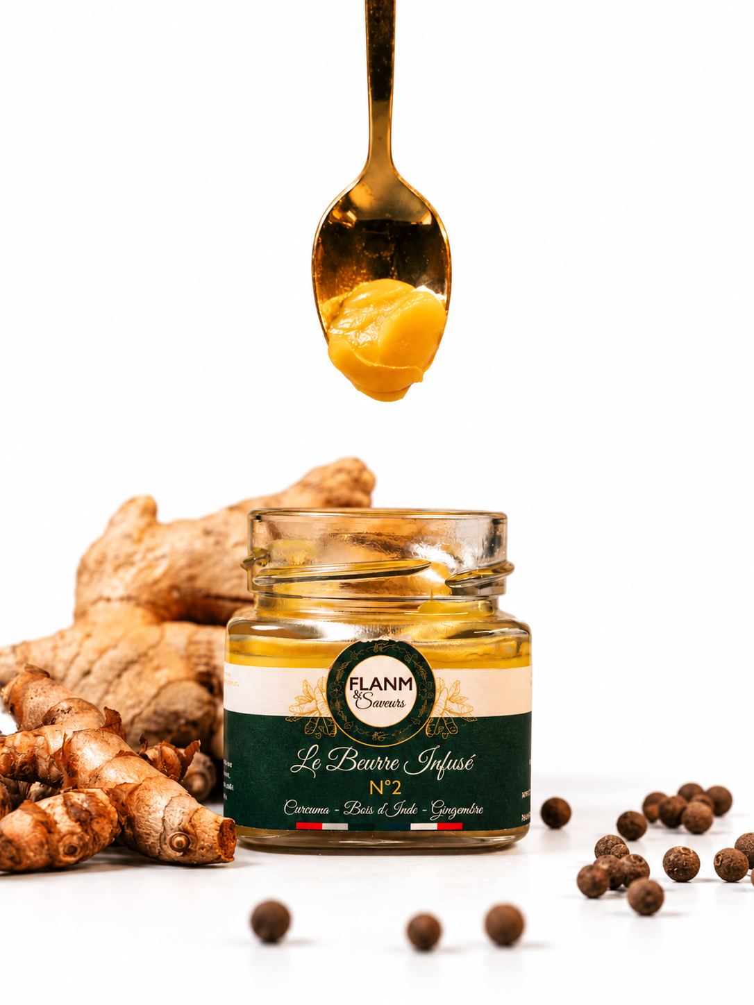 La bougie culinaire n°2 - Curcuma, Gingembre & Bois d’Inde