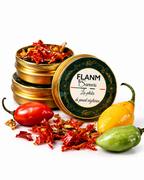 Les « pétales » de Piments Végétariens